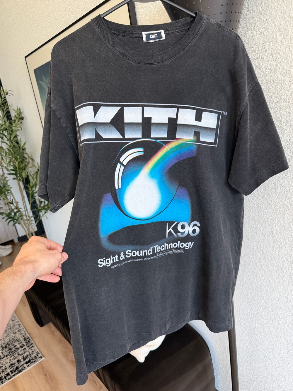 Kith Sight & Sound 1996 Vintage Tee 'Black